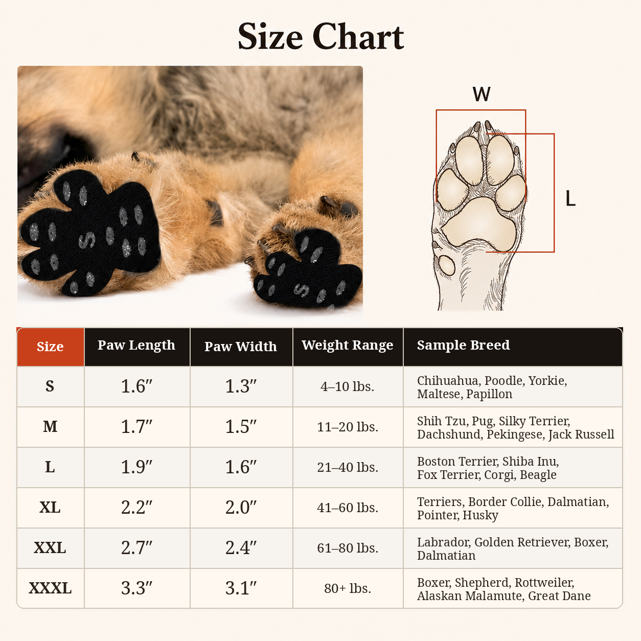StickyPaws Paw Grips – Pack of 4